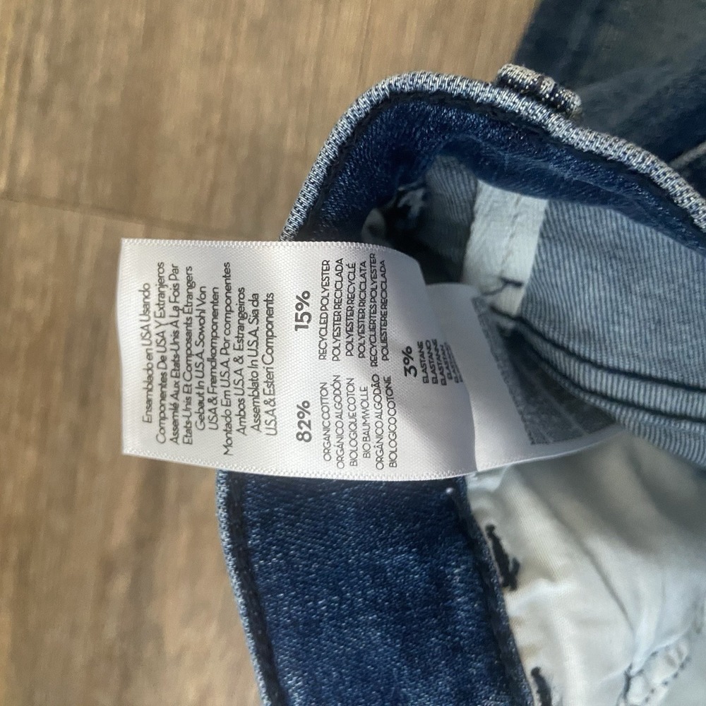 MOTHER The Stash Swooner High Rise Ankle Skinny Jeans Chick Flick Size 26 - Picture 9 of 12